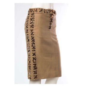 Iconic Tom Ford for YSL Safari Skirt